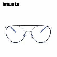 IMWETE, анти-синий светильник, для мужчин и женщин, оправа для очков, ультра-светильник, металлические ножки, настоящий цвет, линзы, уникальный дизайн оправы, фильтр, синие очки