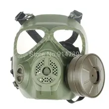 Тактический Страйкбол Пейнтбол полное лицо EMIRATES SKULL Маска MO4 зеленый-34153