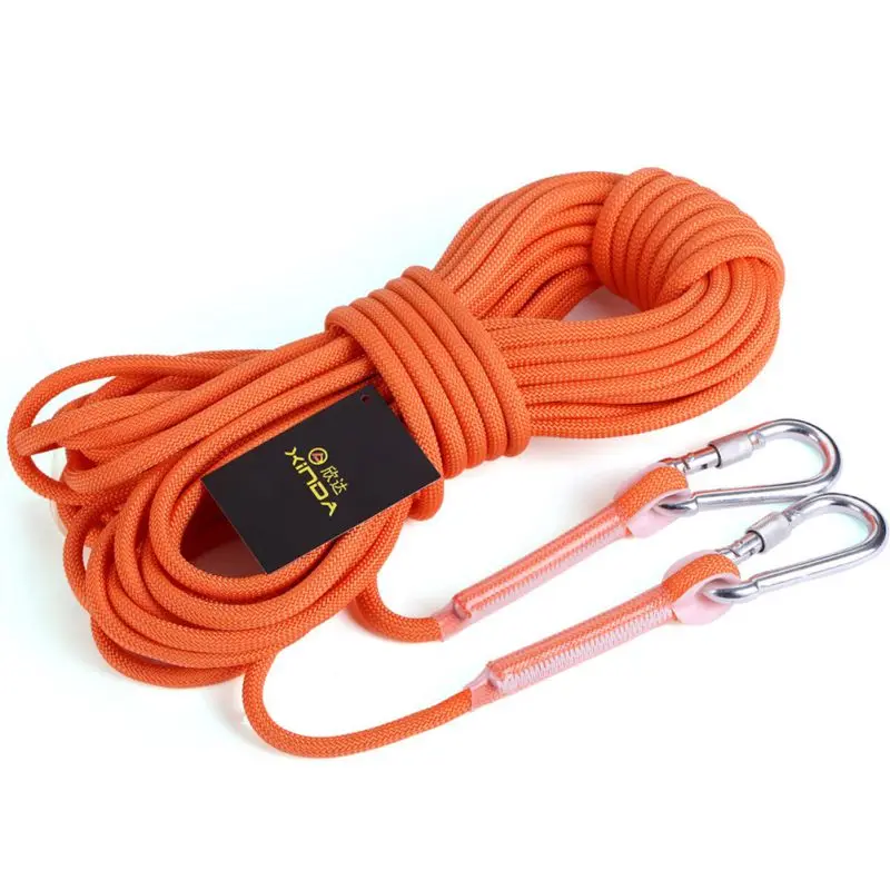 Kopen Nieuwe 10 M Professionele Klimmen Touw Koord 9.5mm Diameter Hoge Sterkte Koord Veiligheid Touw Outdoor Wandelen Accessoire