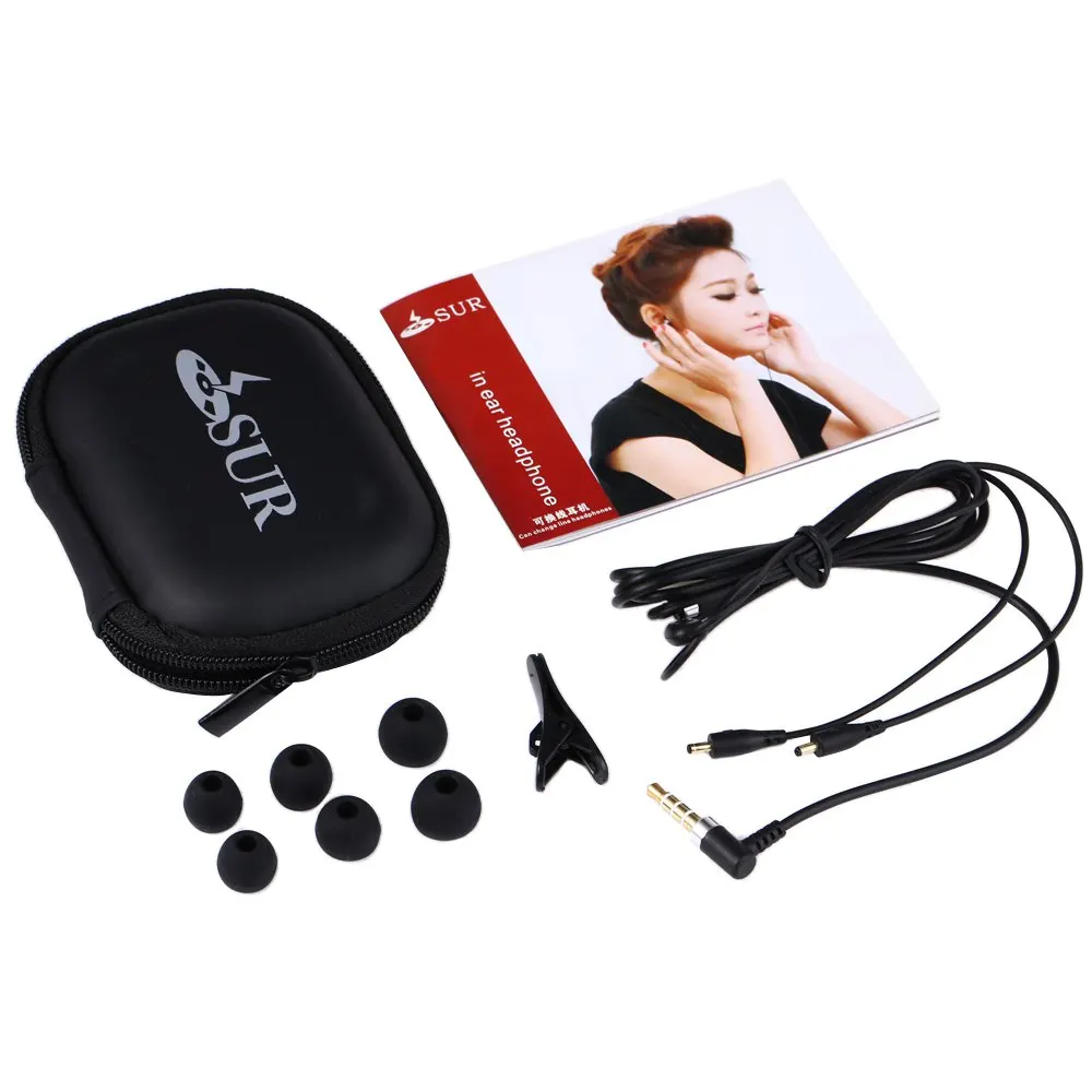 

High Quality JBMMJ SUR S530 3.5MM Plug In-ear Dynamic Stereo Earphones with Microphone For Sports