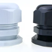 Лидер продаж 10 шт. PG48 черный или белый Пластик разъем Водонепроницаемые кабельные сальники Ip68 Китай(материк