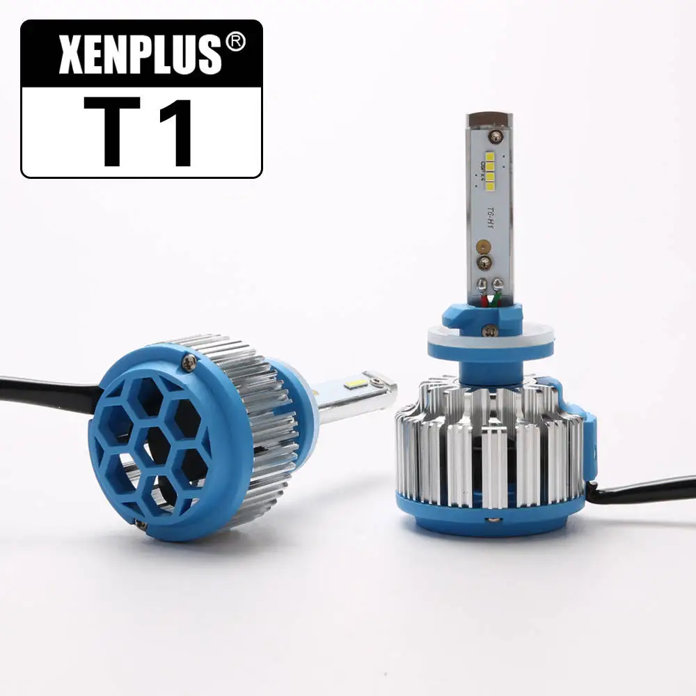 Xenplus очень яркий фонарь H7 светодиодные лампы Canbus 80 Вт 7000LM H4 H1 H3 H11 HB3 9004 9005 9006 880 Cree чип T1 противотуманных фар 12 V - Испускаемый цвет: 880 881 H27