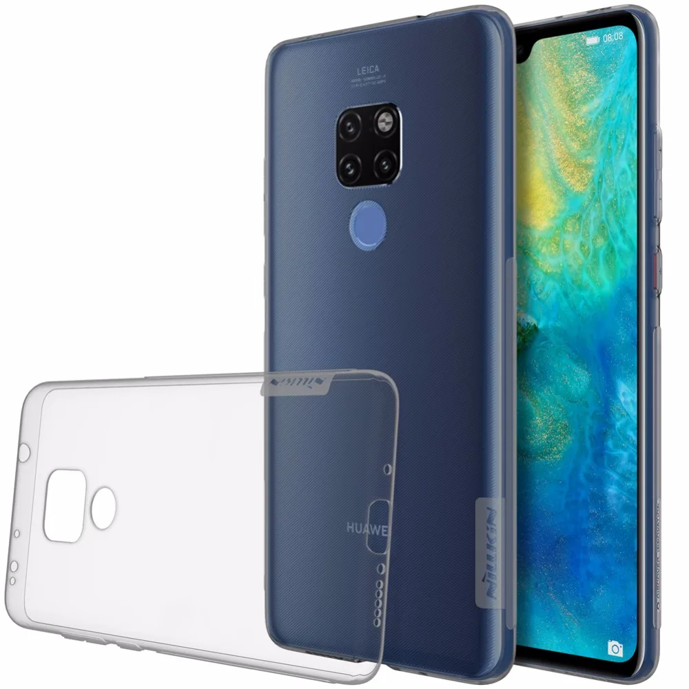 Чехол для huawei mate 20/mate 20 pro NILLKIN Nature TPU прозрачный мягкий чехол задняя крышка с розничной доставкой посылка