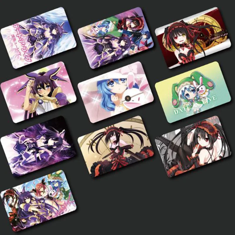 

10 Pcs/set New Date A Live Stickers Toys Japanese Anime Souvenir Card Sticker DIY Decoration Self-Adhesive Classic Toy