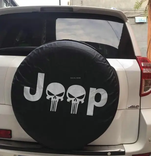 Spare Tire Cover For Jeep Wrangler YJ TJ JK JKU Sports Sahara Freedom