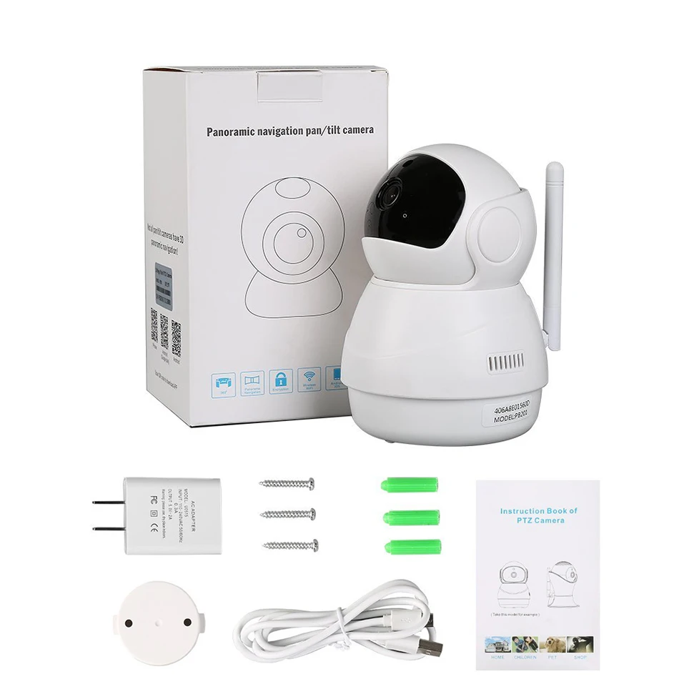 1080P 2MP Беспроводная IP камера Wifi 3D домашняя видеонаблюдения Видео Запись