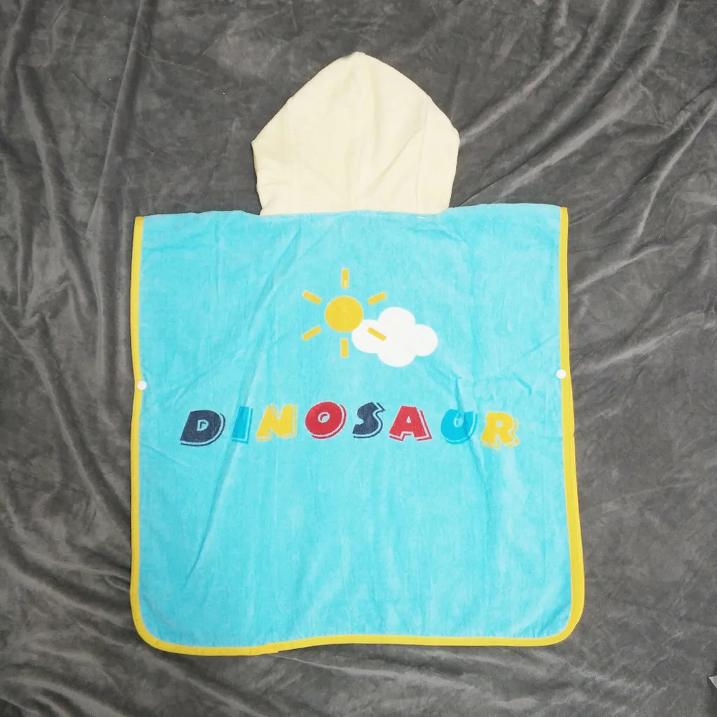 Roupao infantil/хлопковый детский халат для мальчиков и девочек, детский пеньюар, enfant, банный халат с капюшоном и животными, Пижама