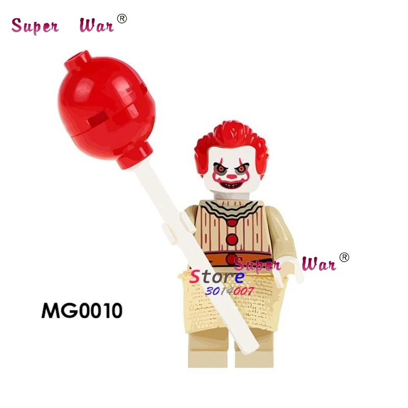 1 шт. модель строительные блоки экшен Супергерои Pennywise Redux Коллекция Серия куклы diy