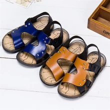 The NewChildren's beach sandalsPlastic boys shoesSummer children's shoes Fashion Gladiator SandalKids shoes rainy season the beach boys rome
