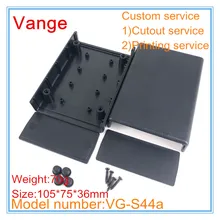 5 шт./лот чехол для проекта по изготовлению форм IP54 ABS пластик diy корпус для проекта усилителя 105*75*36 мм