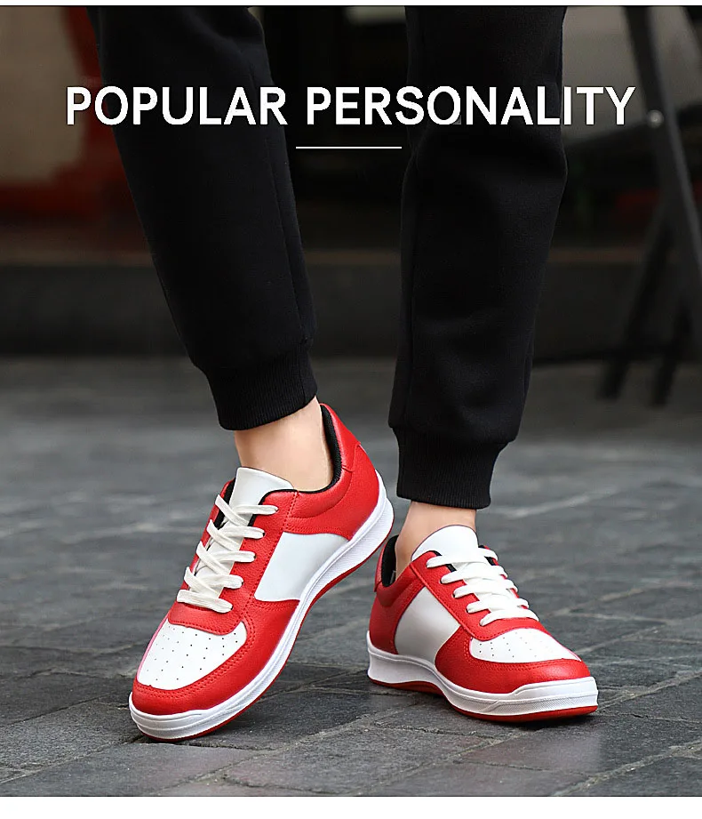 2018- spring and autumn- fashion- brand youth- sneakers -men's shoes -trend wild white shoes- casual color board shoes men (7)