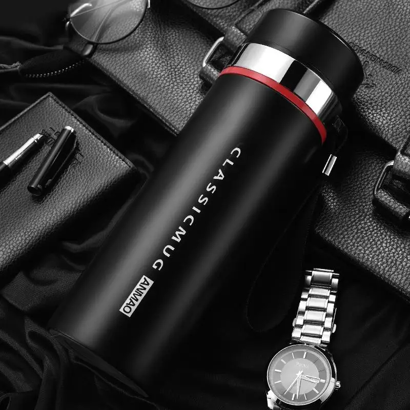 

Portable Home Thermos Tea Vacuum Flask With Filter Stainless Steel 304 Thermal Cup Coffee Mug Water Bottle Office Business