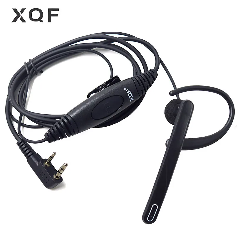2 Pin рация клипсы для ушей гарнитура с микрофоном Baofeng портативная