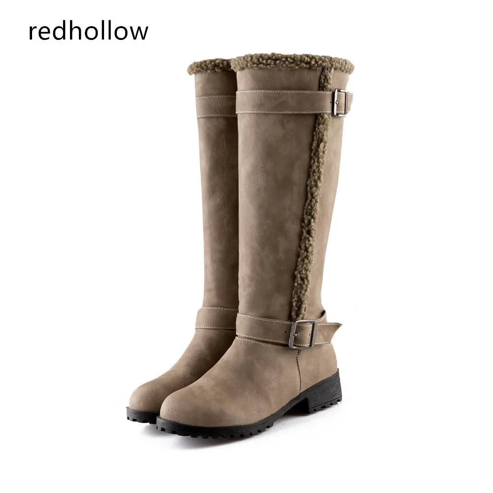 

Women Boots Autumn Winter Female Motorcycle boots Women's Fashion Buckle Fashion Shoes Woman Flat with boot shoes High Quality