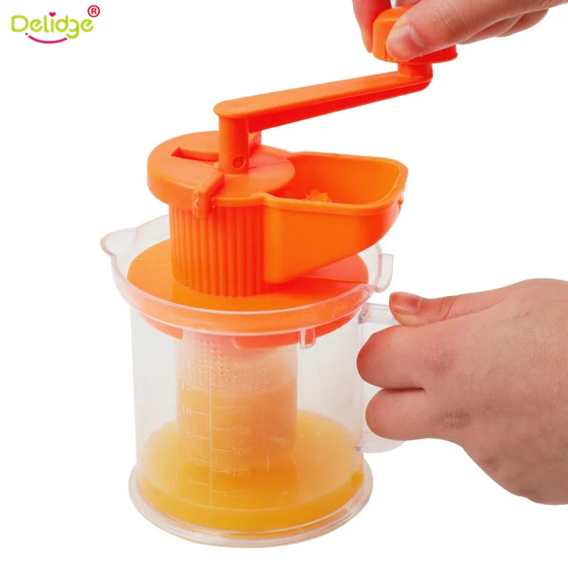 Delidge 1 шт. мини соковыжималка пластиковая многофункциональная ручная для