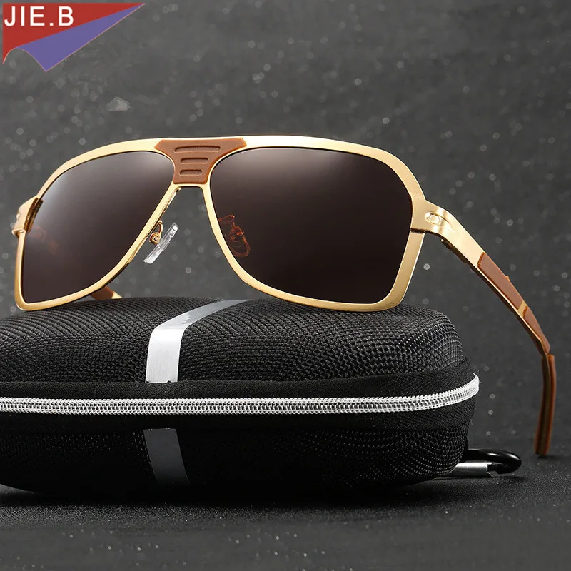 

Мужские поляризационные солнцезащитные очки, брендовые дизайнерские солнцезащитные очки с защитой глаз, 2019