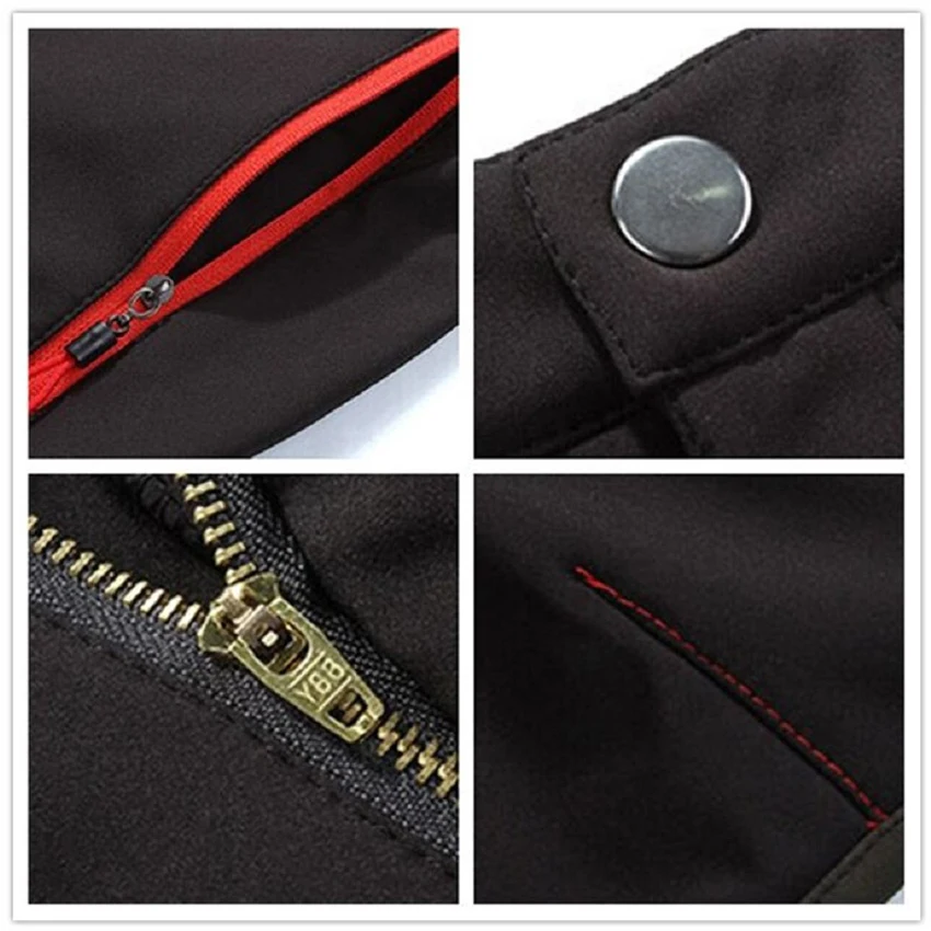 JACKSANQI de invierno Softshell pantalones de esquí al aire libre caliente impermeable Trekking escalada senderismo RA046