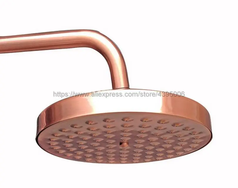 Antique Red Copper Round Showerhead Rainfall Shower Head Rain Shower