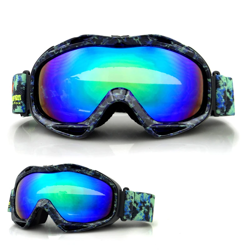 New Ski Goggles Single Ski Mask Glasses Skiing Men Women Snow Snowboard
