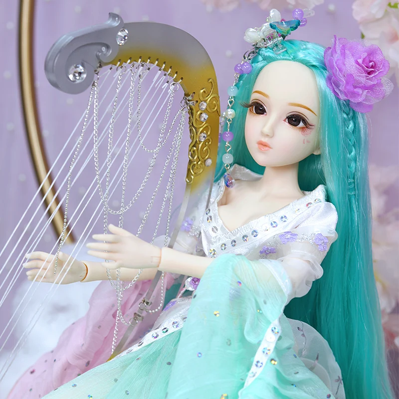 

Diary Queen 1/4 BJD Blyth doll joint body Chang'e with makeup including clothes, shoes, hair and gift box toy ICY,SD