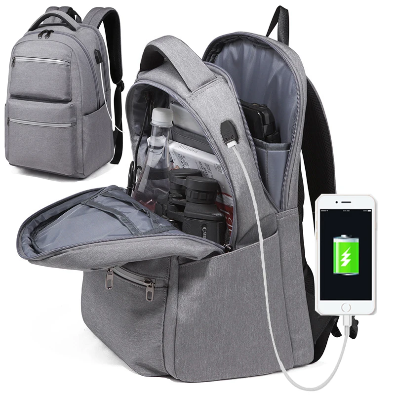 

Multifunction Anti-thief USB charging Men backpack women travel leisure backpack business 15.6inch Laptop Backpacks For Teenager