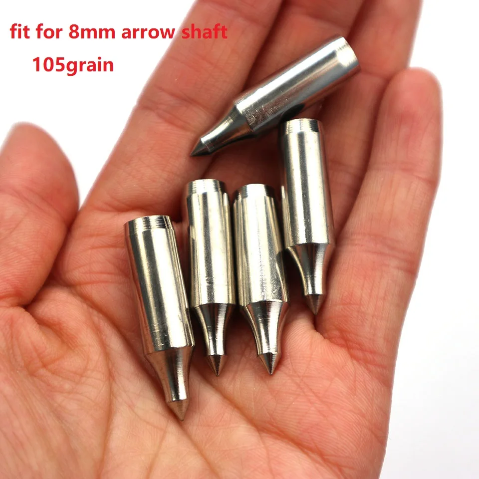 Новый Diy 12ps 80 105 120 зернистая стрела из нержавеющей стали точечный наконечник для