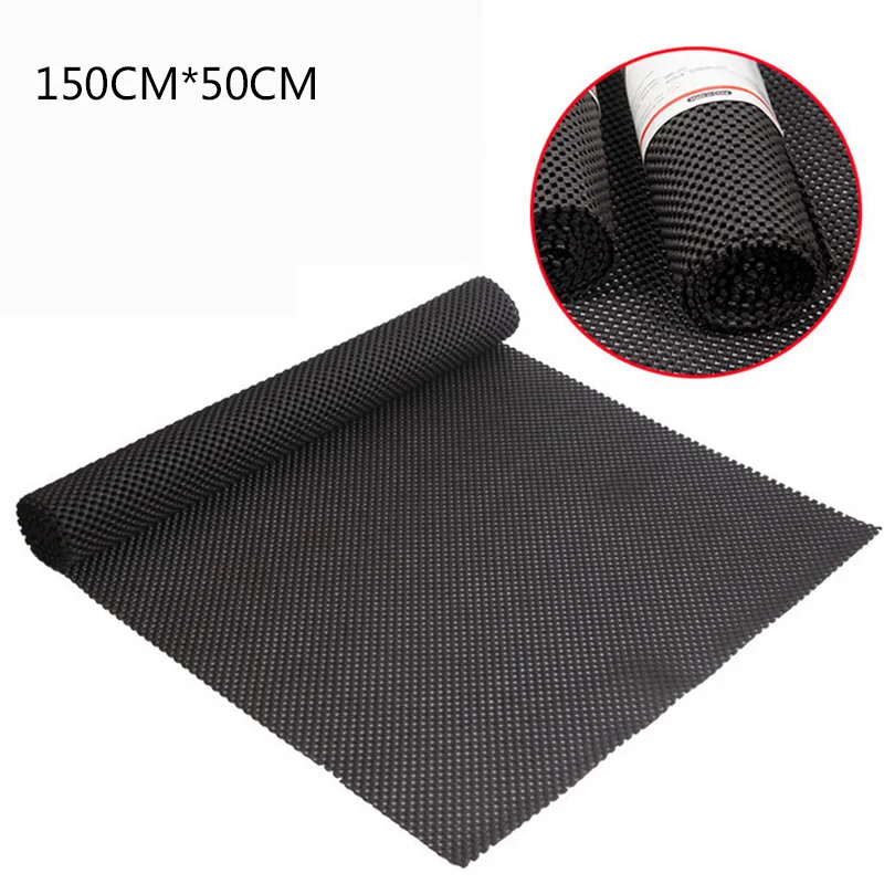 

150*50cm Car Trunk Anti-slip PVC Soft Foam Mat Car Boot Mesh Liner Pad CutCarpet