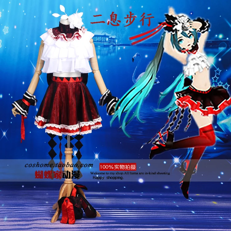 font b Anime b font Hatsune Miku font b Cosplay b font Miku Cos Halloween