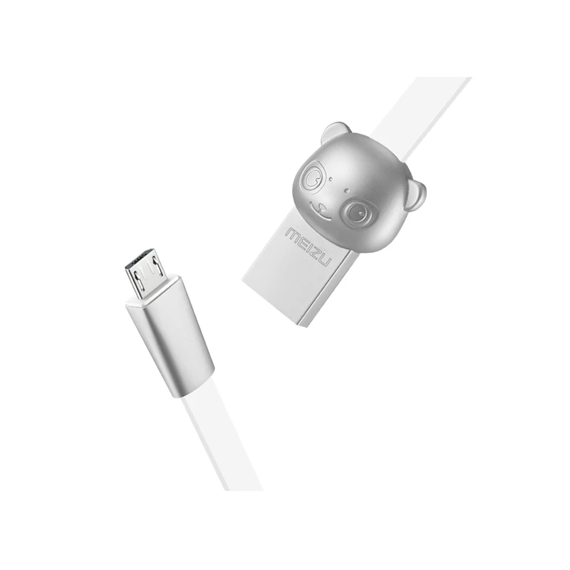 Оригинальный кабель для передачи данных Meizu Micro USB Panda 2.0A быстрая зарядка