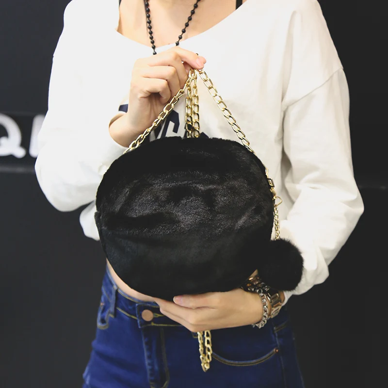 Prix pour 2016 Hiver Nouveaux Sacs À Main de Haute qualité Mode Loisirs Petit Rond sac En Peluche Mini Femmes Sac Doux Fille En Peluche Épaule Femelle sac Prix pour 2016 Hiver Nouveaux Sacs À Main de Haute qualité Mode Loisirs Petit Rond sac En Peluche Mini Femmes Sac Doux Fille En Peluche Épaule Femelle sac
