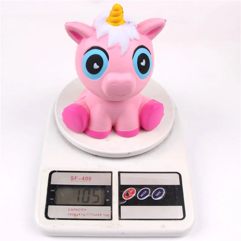 2018 New Pink Unicorn Slow Rising Squishies Toys Kawaii Jumbo Unicorn Rainbow Horse Squishy Stress Relief Squeeze Toy  (7)