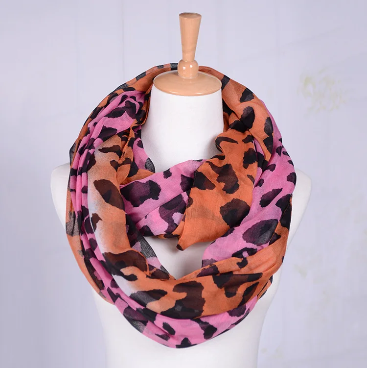 infinity leopard scarf