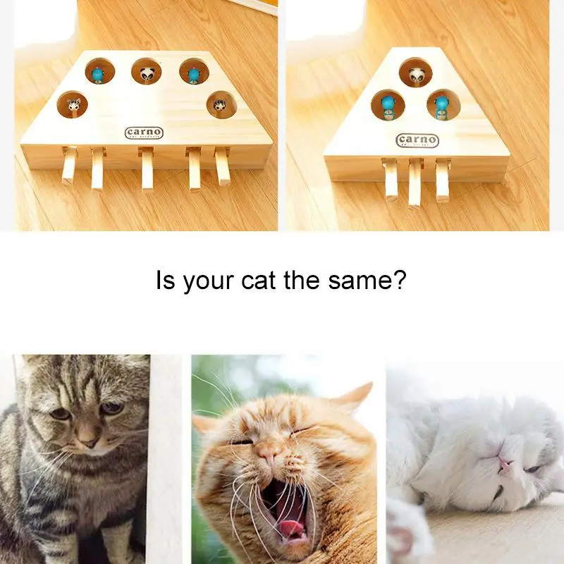 Деревянная кошачья Tease toys Hit Gophers Interactive Catch Mouse Game Machine Cat Toys Whack a mouse смешная игрушка