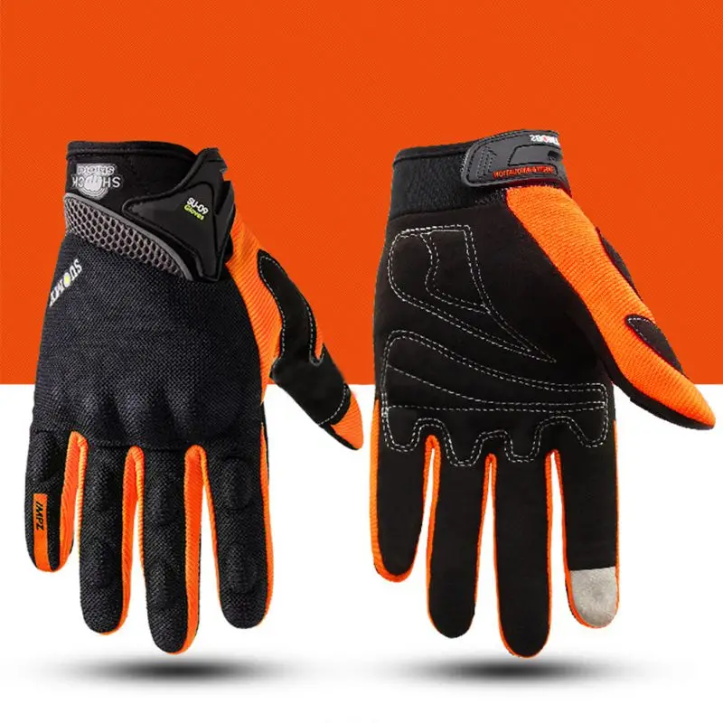 

Adjustable Motocross Breathable Riding Racing Locomotive Full Finger Gloves Touch Screen Breathable Motorcycle Gloves