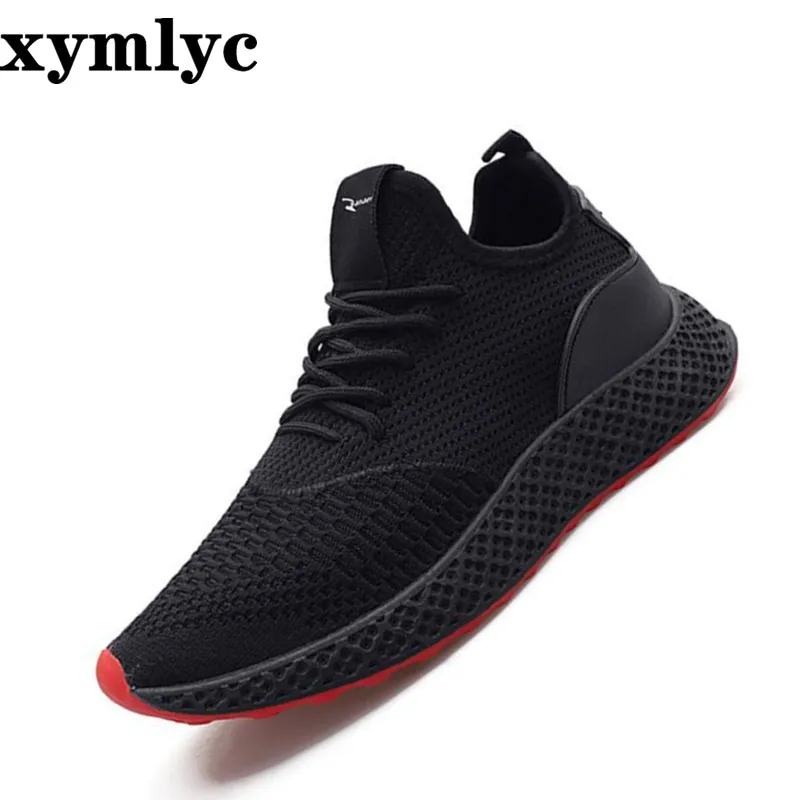 

Mens shoes explosion models light non-slip sneakers Korean version of the solid color round mesh head wear-resistant tide shoes