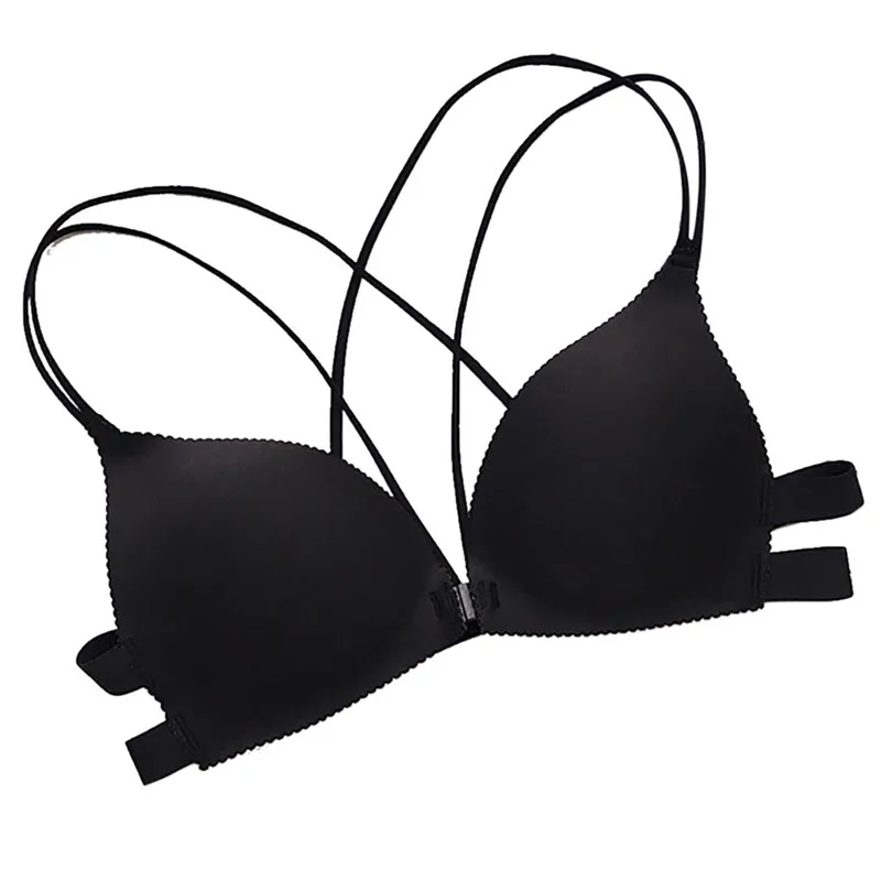 Sports Bra Brasier Muje Biustonosz Women Sexy Wireless Bra Top Vest Breathable Chest Pad Wearing Sports Underwear 2018 New