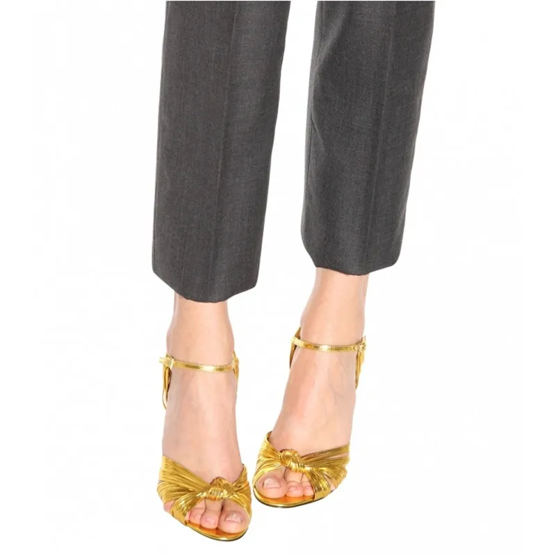 Г. женские туфли-лодочки на платформе с Т-образным ремешком золотистого цвета Вечерние туфли на высоком каблуке 16 см с круглым носком женская обувь для ночного клуба без шнуровки
