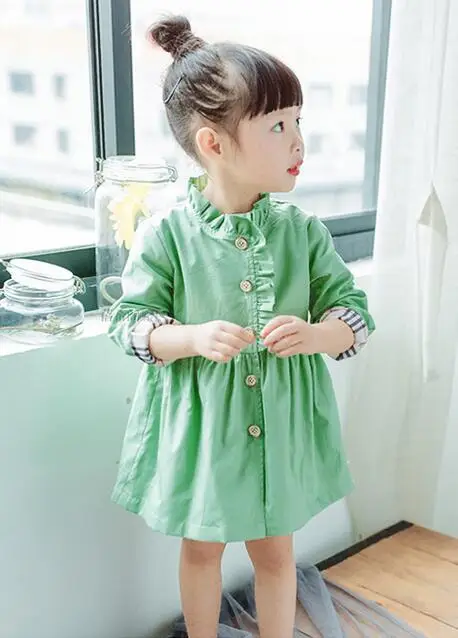 

Girl windbreaker 2019 spring and autumn baby jacket spring children's shirt cardigan 1 baby spring 2-3-4 years old 2017 spring