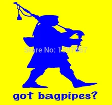 Got Bagpipes Kilt Scottish Pipes Graphic Sticker Car Window Truck SUV Door Laptop Kayak Vinyl Decal