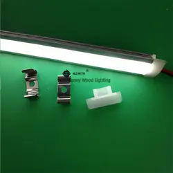 5 светодио дный шт./лот 12V100cm встроенный свет бар, встроенный в жесткой полосы, светодио дный 5630 14 Вт светодиодные линейные полосы для бухты