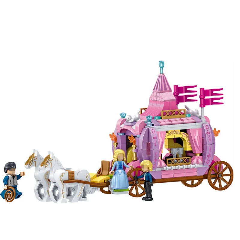 1104-Windsor-Bourbon-Royal-Carriage-Princess-Building-Blocks-Toys-For-Children-Compatible-Legoing-Friends-351Pcs-Figure (1)
