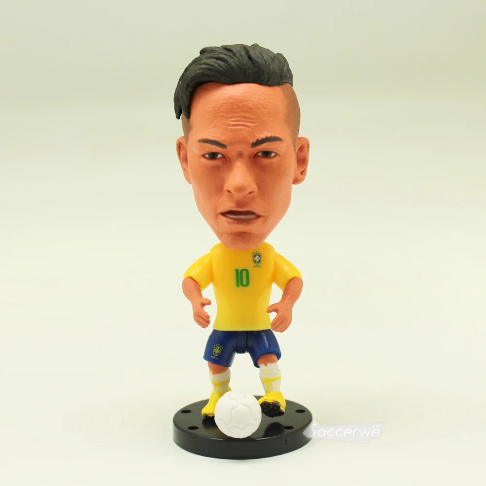 Football Soccer Player Star 2018 Brazil team 10 NEYMAR with boll 2.5