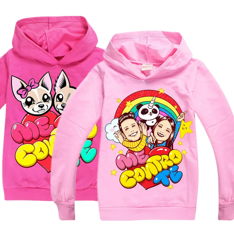 

ME CONTRO TE cartoon hoodie baby girl sweatshirt Children Clothing kids hoodies clothes boys girls cotton sweatshirts costume