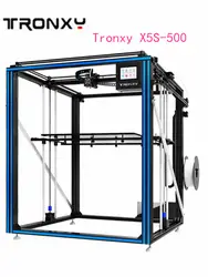 Новые Tronxy X5S 500 3D-принтеры комплект 500x500x600 тепла кровать большой печати Размеры DIY комплекты с Сенсорный экран нити детектор