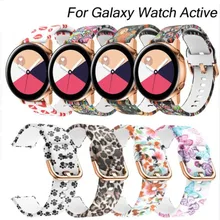 50 шт. 20 мм силиконовые браслеты для samsung Galaxy Watch активный ремешок для samsung gear S2 Спортивный Классический сменный ремешок для часов