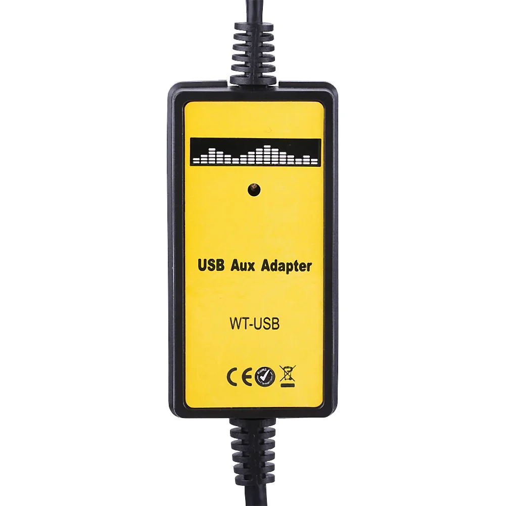 SOONHUA Car USB Aux-In Adapter MP3 Player Cable Radio Audio Interface USB Cabels Support 3.5mm Jack Input For Audio VW Skoda