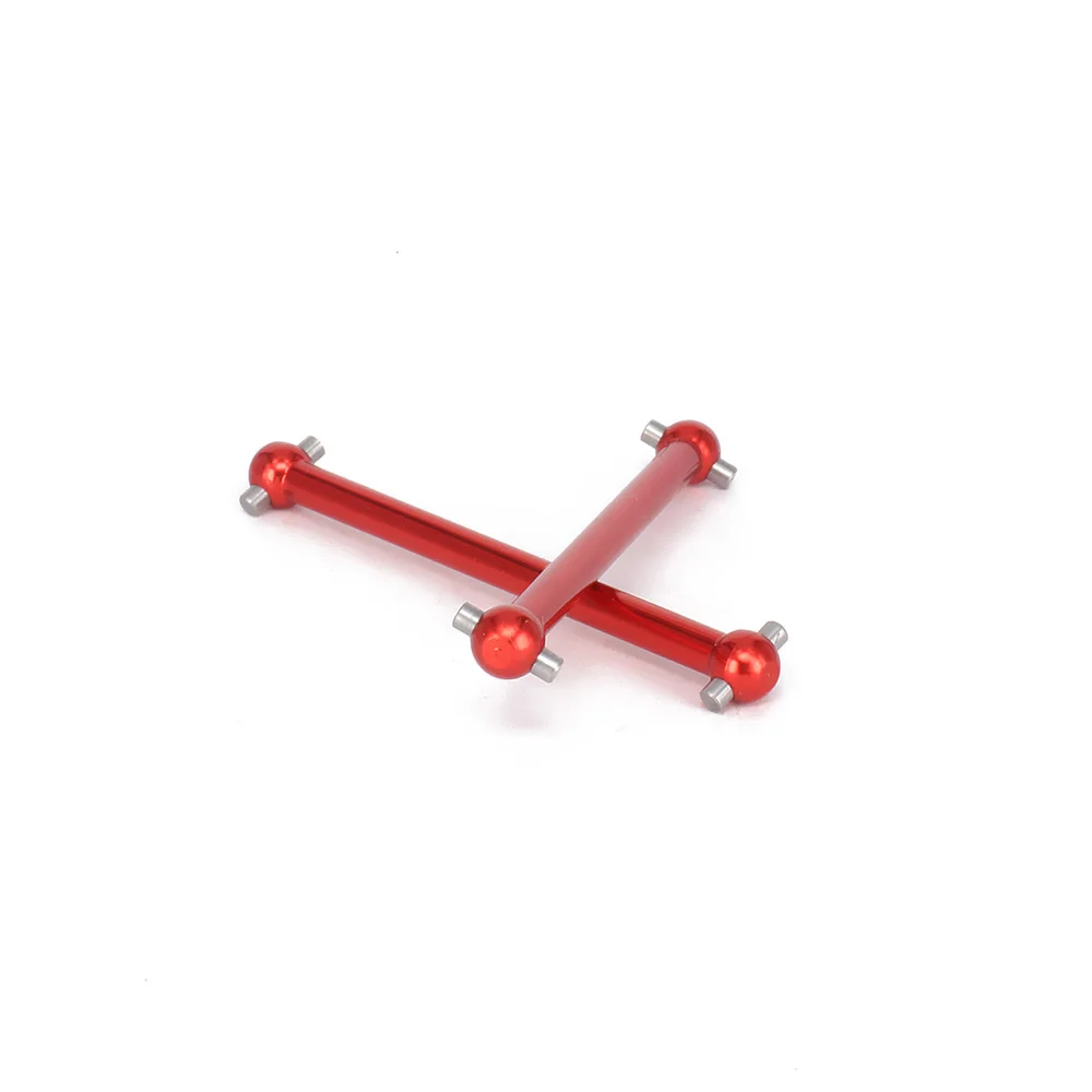 4 Stück RC Antriebswellen 'Dogbone' Aus Stahl – Gesamtlänge 63 Mm, Für 1/10 Modellautos (z.B. HSP, Redcat)