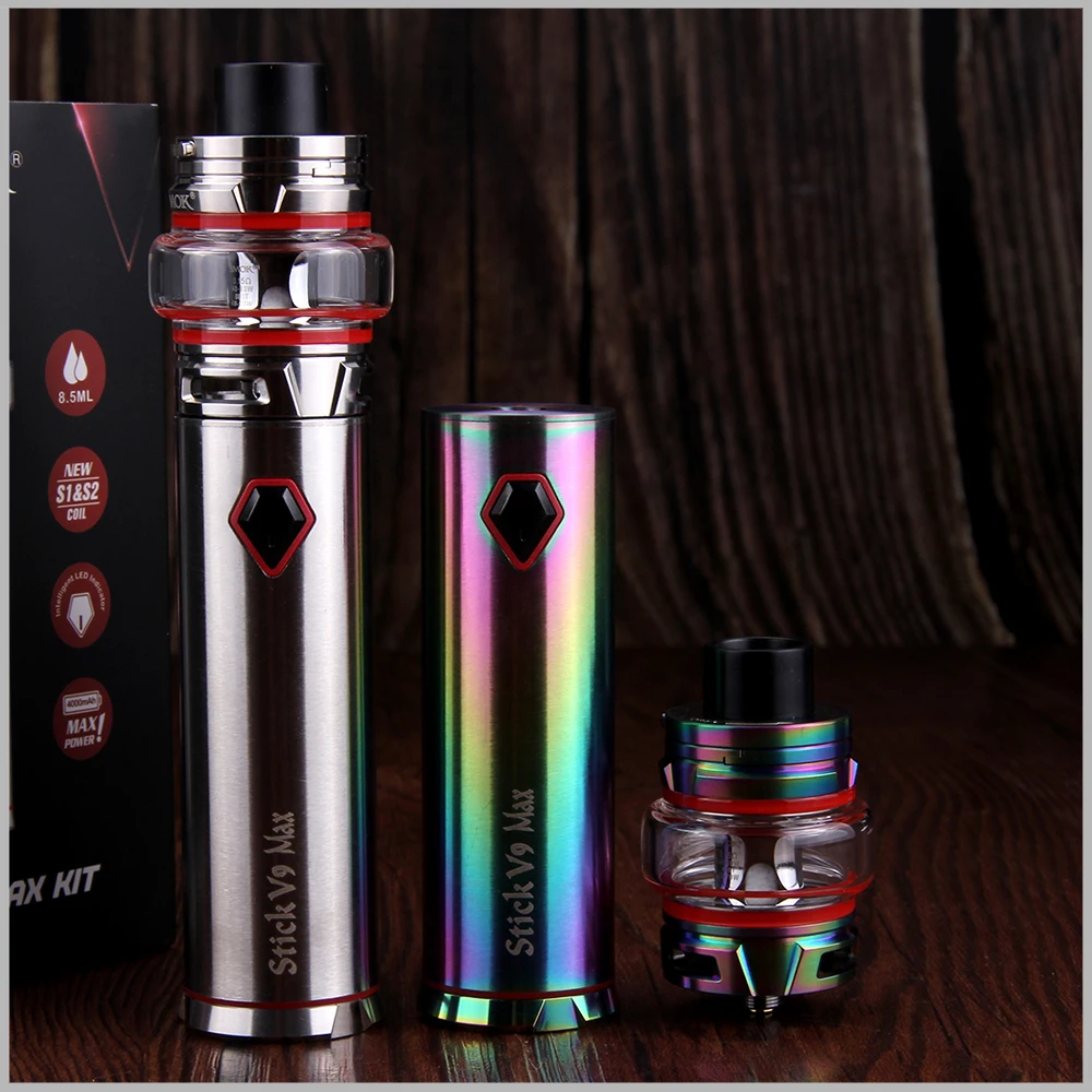 Новый оригинальный стартовый набор SMOK Stick V9 Max 4000 мАч с ручкой 8 5 мл вейп комплект