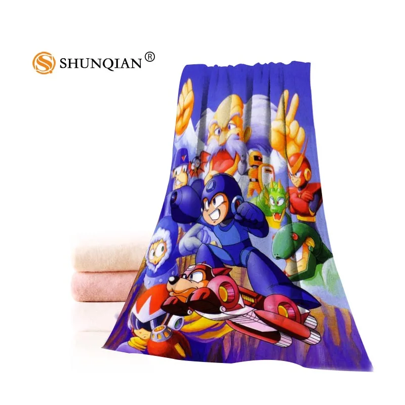 

Custom Megaman Towels Microfiber Fabric Beach Bath Towel Sports Face Towel Customizable Printing Bath Towels For Adults