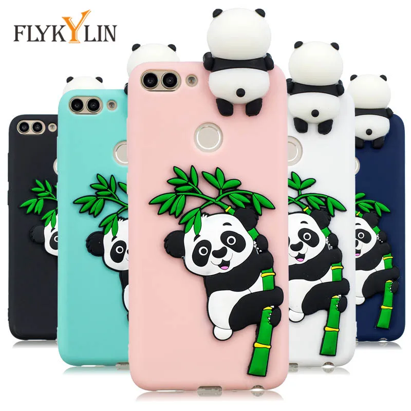 FLYKYLIN чехлы для телефонов на Coque Huawei P умный чехол мягкий 3D DIY куклы-панды игрушки